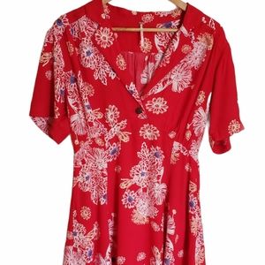 Free People Blue Hawaii Dress